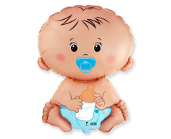 Mini 14"FX Baby Boy Blue folija balon na palčki