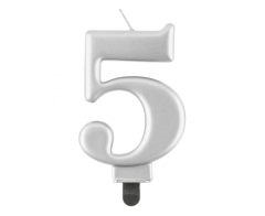 Silver svečka 5