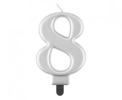 Silver svečka 8