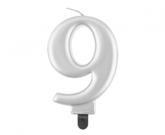 Silver svečka 9