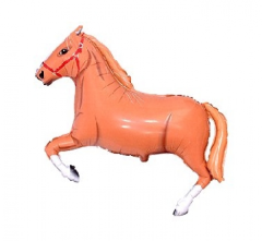 Maxi 24"FX Galloping Horses Brown folija balon