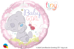 Standard Tatty Teddy Baby Girl folija balon