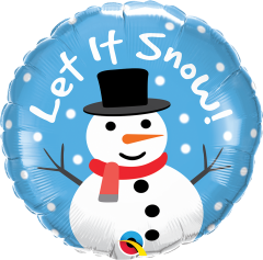 Standard Let It Snow folija balon