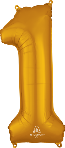 Folija balon številka 1 Gold