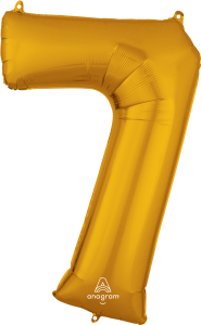 Folija balon številka 7 Gold