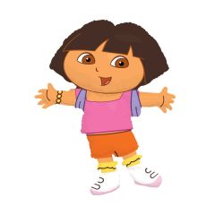 Maxi Dora the Explorer folija balon
