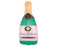 Maxi Champagne Bottle Green folija balon
