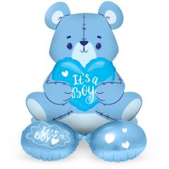 Maxi Bear Boy with Base folija balon
