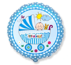 Standard Stroller Its a Boy folija balon