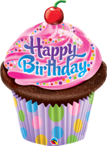 Maxi Bday Frosted Cake folija balon