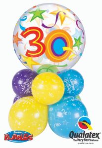 Bubble balonska dekoracija 30 Brilliant Stars