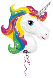 Maxi Rainbow Unicorn folija balon