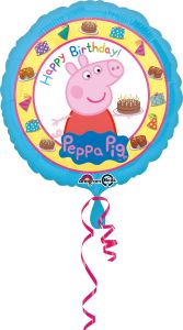 Standard Peppa Pig Happy Birthday folija balon