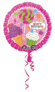 Standard Sweet Shop Birthday folija balon