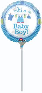 Mini Shower with Love Boy folija balon na palčki