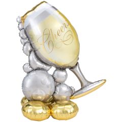 AirLoonz Bubbly Wine Glass folija balon