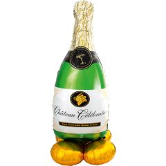 AirLoonz Bubbly Wine Bottle folija balon
