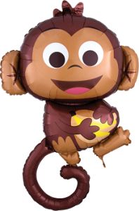 Maxi Happy Monkey folija balon