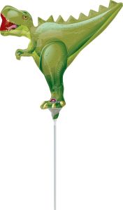 Mini T-Rex folija balon na palčki