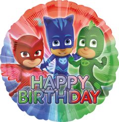 Standard PJ Masks Happy Birthday folija balon 