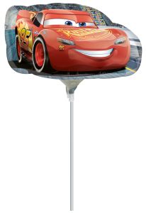 Mini Cars 3 folija balon na palčki 