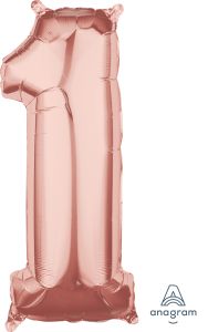 Mid size številka 1 Rose Gold