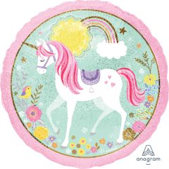 Standard Magical Unicorn folija balon