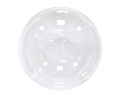 Crystal pvc balloon, solid colour, 24"