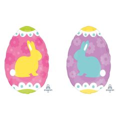 Standars Yellow and Blue Bunnies folija balon