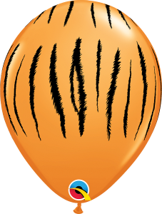 Lateks baloni 28cm Tiger Stripes