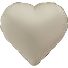 Standard Heart Creamy Latte folija balon
