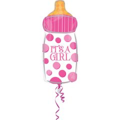 Standard Baby Bottle "Its a Girl" folija balon
