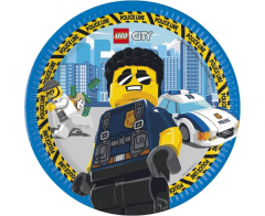 Lego City krožniki 23 cm