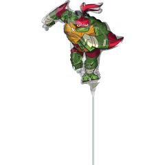 Mini  Rise Of The TMNT Raphael folija balon na palčki
