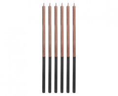 Birthday Platinum svečke rosegold