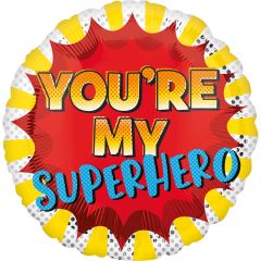 Standard You'Re My Superhero folija balon