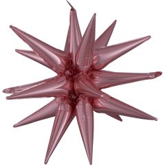 Maxi Magic Star Rose Gold folija balon