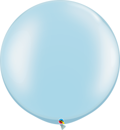 Lateks baloni 75cm Pearl Light Blue