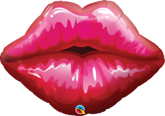 Maxi Big Red Kissey Lips folija balon