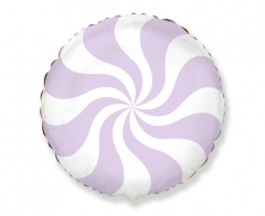 Standard Lollipop Pastel Lavender folija balon