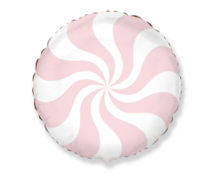Standard Lollipop Pastel Pink folija balon 