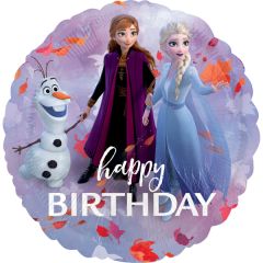 Standard Frozen 2 Happy Birthday folija balon