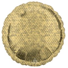Standard Glitter Gold Sequins folija balon