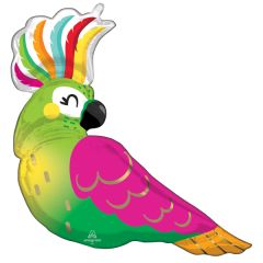 Maxi Tropical Parrot folija balon