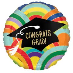Standard Grad Rainbows All Around folija balon