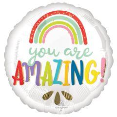 Standard You Are Amazing Rainbow folija balon