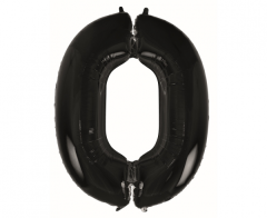 Folija balon B&C številka 0 Black