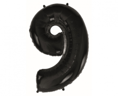 Folija balon B&C številka 9 Black