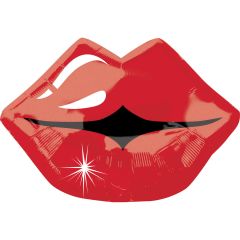 Standard Kissy Lips folija balon