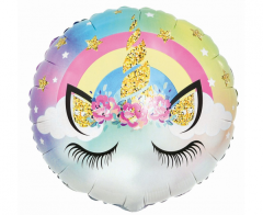 Standard Pastel Unicorn folija balon